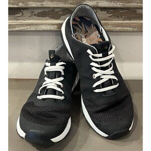 OLUKAI Shoes Womens Size 8.5 Black Huia Mesh Lace-Up Athletic Sneakers